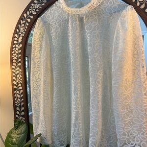 GAP White Lace Blouse